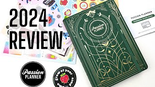 Passion Planner Review Weekly 2024 Evergreen Gilded Magic Small [upl. by Chally105]