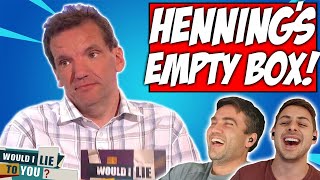 HENNING WEHN’s Empty Box  WILTY Reaction [upl. by Odnalra]