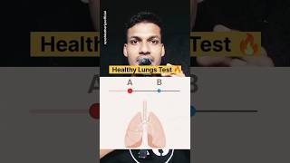 Healthy Lungs Test 🔥 health healthy healthylifestyle [upl. by Wertz]