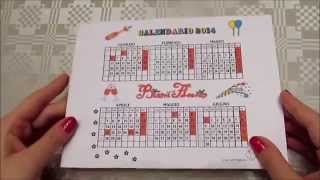 Come fare un calendario fai da te  Tutorial [upl. by Kimberlee]