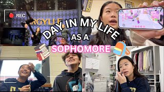 Day in my life as a SOPHOMORE in HIGHSCHOOL  vlog movie premiere grwm [upl. by Paco]