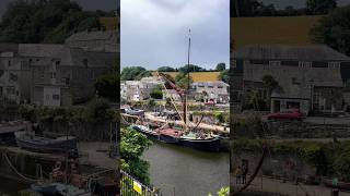 Charlestown Cornwall🇬🇧 travel funnyshorts england sea cornwall ships marina pirates [upl. by Nonnahs]