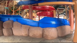 Totem Towers  Blue Bodyslide  Great Wolf Lodge Wisconsin Dells [upl. by Dianne]