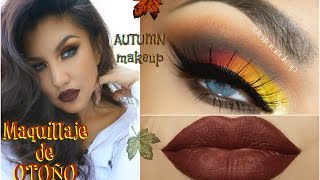 Maquillaje de OTOÑO perfecto  Perfect AUTUMN makeup  auroramakeup [upl. by Esiouqrut823]