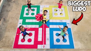 Playing Worlds Biggest Ludo Game  सबसे बड़ा लूडो गेम  Winner Will Get ₹100000 😱 [upl. by Dale]