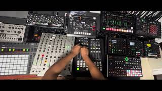 Session Jam Techno Machines Elektron Roland amp more [upl. by Enelrac]