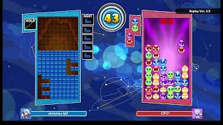 Puyo Puyo Tetris 2 PC Ringo VS Tee Big Bang Mode [upl. by Elocen]