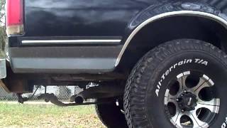 1989 f150 58 351w thrush welded mufflers [upl. by Obola]