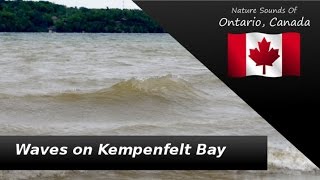 Waves on Kempenfelt Bay  Nature Sounds  No Subliminal 100 Natural Sound  Relaxation Binaural [upl. by Columbyne]