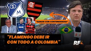 Millonarios vs Flamengo Prensa brasileña espera un triunfo contundente en el Campín [upl. by Daukas]