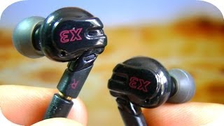 The Best China Earphones Moxpad X3 Sport Earphones Aliexpress Review 20142015 [upl. by Gnes]