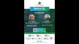 Webinar 25  UK Urban Environmental Quality UKUEQ Partnership amp from waste to guaranteed Green [upl. by Arinaid516]