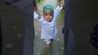 হাটি হাটি পা পা 😍 Hati hati pa pa song amp baby fits step mashallah [upl. by Snej]