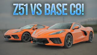 Z51 Package Worth 5000 Base Corvette C8 vs Z51 Corvette C8 Comparison [upl. by Alma92]