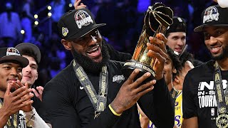 The Lakers FULL Trophy Presentation amp LeBron MVP Speech 🏆 [upl. by Melville]