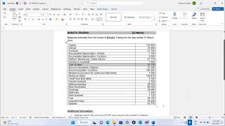 Preparation of Statement of Profit or Loss and Other Comprehensive Income [upl. by Naedan]