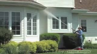 How to Clean Soffits amp Gutters with a Briggs and Stratton Pressure Washer [upl. by Cerveny]