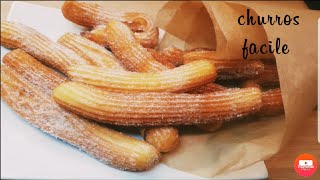 VOICI COMMENT FAIRE DES CHURROS EXTRA FACILE SANS MACHINE😋4K [upl. by Fairbanks]