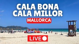 🔴LIVE from Cala Bona and Cala Millor Mallorca Majorca Mallorca  10 June 2023 [upl. by Olecram378]