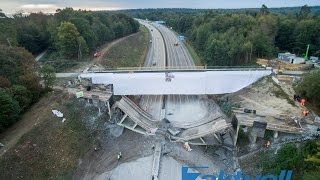 BRÜCKENSPRENGUNG AUF AUTOBAHN 8 [upl. by Chee]