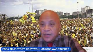 1986 EDSA TRUE STORY  CORY WON MARCOS WAS FINISHED [upl. by Enitsrik]