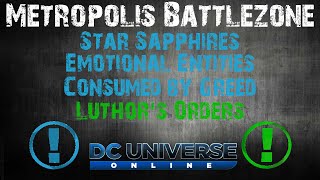 DCUO  DLC12  Metropolis Battlezone Investigations amp Briefings [upl. by Adaj]