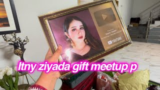 Itna ziyada gift meetup py  meetup kaisa rha  Sitara Yaseen vlog [upl. by Ilise]