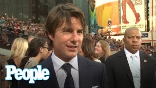 Tom Cruises Mothers Reaction to His Daredevil Stunts Oh Lordy Tom He Tells People  People [upl. by Hultgren370]