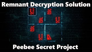 Mass Effect Andromeda Voeld Peebee Secret Project Remnant Decryption Puzzle Solution [upl. by Tresa]