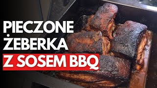 Pieczone żeberka z prostym sosem BBQ [upl. by Ahsa]