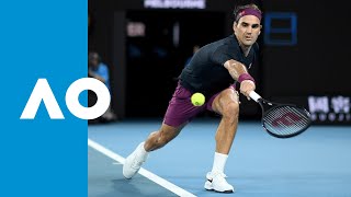 Top 3 points from Roger Federer vs John Millman  Australian Open 2020 [upl. by Inahpets]