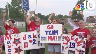 Massachusetts Little League champs get sweet sendoff for regionals [upl. by Buckley]