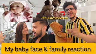 Wonders hub baby face reveal 😍 family reaction wonder hub video triggered by new video fukra insan [upl. by Livvi]