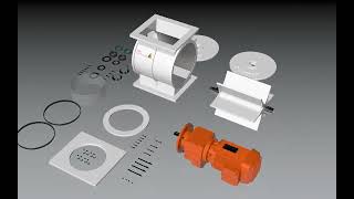 How Rotary Airlock Valve RAV Works [upl. by Namaj]