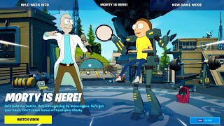 RICK AND MORTY Play Fortnite SEASON 7 [upl. by Malanie]