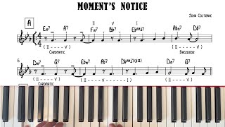 Moments Notice John Coltrane Tutorial amp Analysis  The Jazz Pursuit [upl. by Samira]