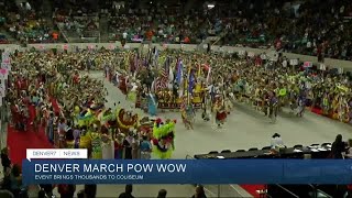 Denver March Pow Wow begins at Coliseum [upl. by Olsen]