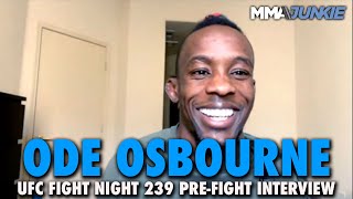 Ode Osbourne Enters Bout vs Jafel Filho with Nothing to Lose Mentality  UFC Fight Night 239 [upl. by Aij]