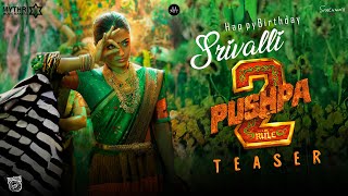 Pushpa 2 Srivallis FIRST look Teaser  Allu Arjun  Rashmika Mandanna  Sukumar  Tupaki Filmy [upl. by Amble]