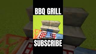 BBQ GRILL BUILD HACK shorts gaming trending shortsfeed minecraft edit anime phonk [upl. by Wanonah]