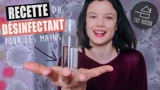 COMMENT FABRIQUER SON GEL HYDROALCOOLIQUE MAISON  DIY  ASTUCES  Claire [upl. by Intirb]