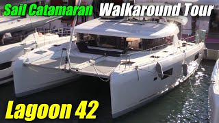 Luxurious Elegance  2023 Lagoon 42 Sail Catamaran [upl. by Etnwahs]