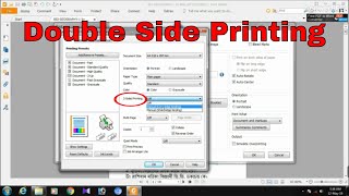 How to print TwoSided Manually Duplex Printing l Both side printing by your home printer l [upl. by Juna388]