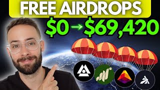 Top FREE Airdrops for 2024 0 Required [upl. by Enomaj967]