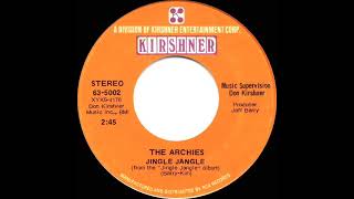 1970 HITS ARCHIVE Jingle Jangle  Archies stereo 45 [upl. by Tamaru]