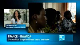 Rwanda  Lextradition de la veuve de lexprésident rwandais examinée par la justice française [upl. by Ladnar]