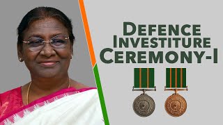 President Murmu presents Gallantry Awards at Defence Investiture CeremonyI at Rashtrapati Bhavan [upl. by Aninnaig917]