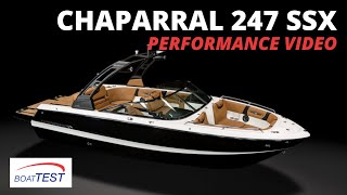 Chaparral 247 SSX 2022  Test Video by BoatTESTcom [upl. by Irrej]