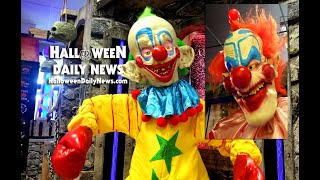 Spirit Halloween KILLER KLOWNS FROM OUTER SPACE Shorty and Slim Animatronics InStore Demos [upl. by Aiset]