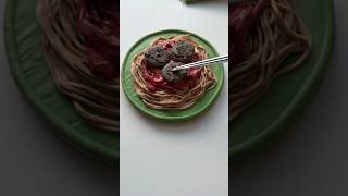 Spaghetti and meatballs cookie🍝 recipes and supplies linked in my bio cookiedecorating asmr [upl. by Elfreda122]